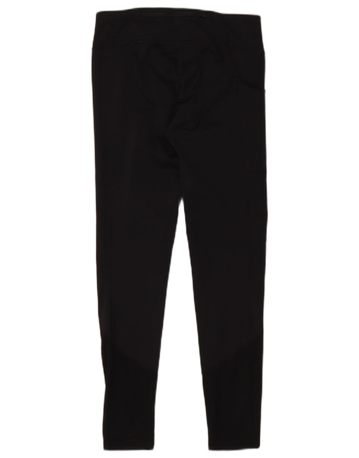 Nike Damen Dri Fit Leggings UK 10 Small Schwarz Polyester