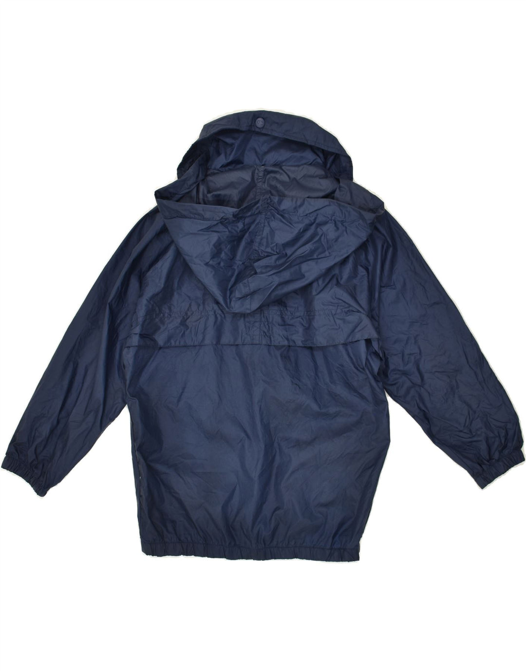 CHAMPION Boys Hooded Rain Jacket 7-8 Years Small Navy Blue Polyamide | Vintage Champion | Thrift | Second-Hand Champion | Used Clothing | Messina Hembry 