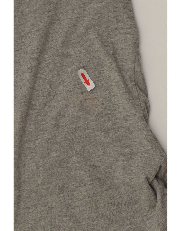 Tommy Hilfiger Herren T-Shirt Top Large Grau Baumwolle