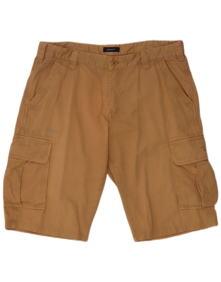 Gant Herren Cargoshorts W36 Large Beige Baumwolle