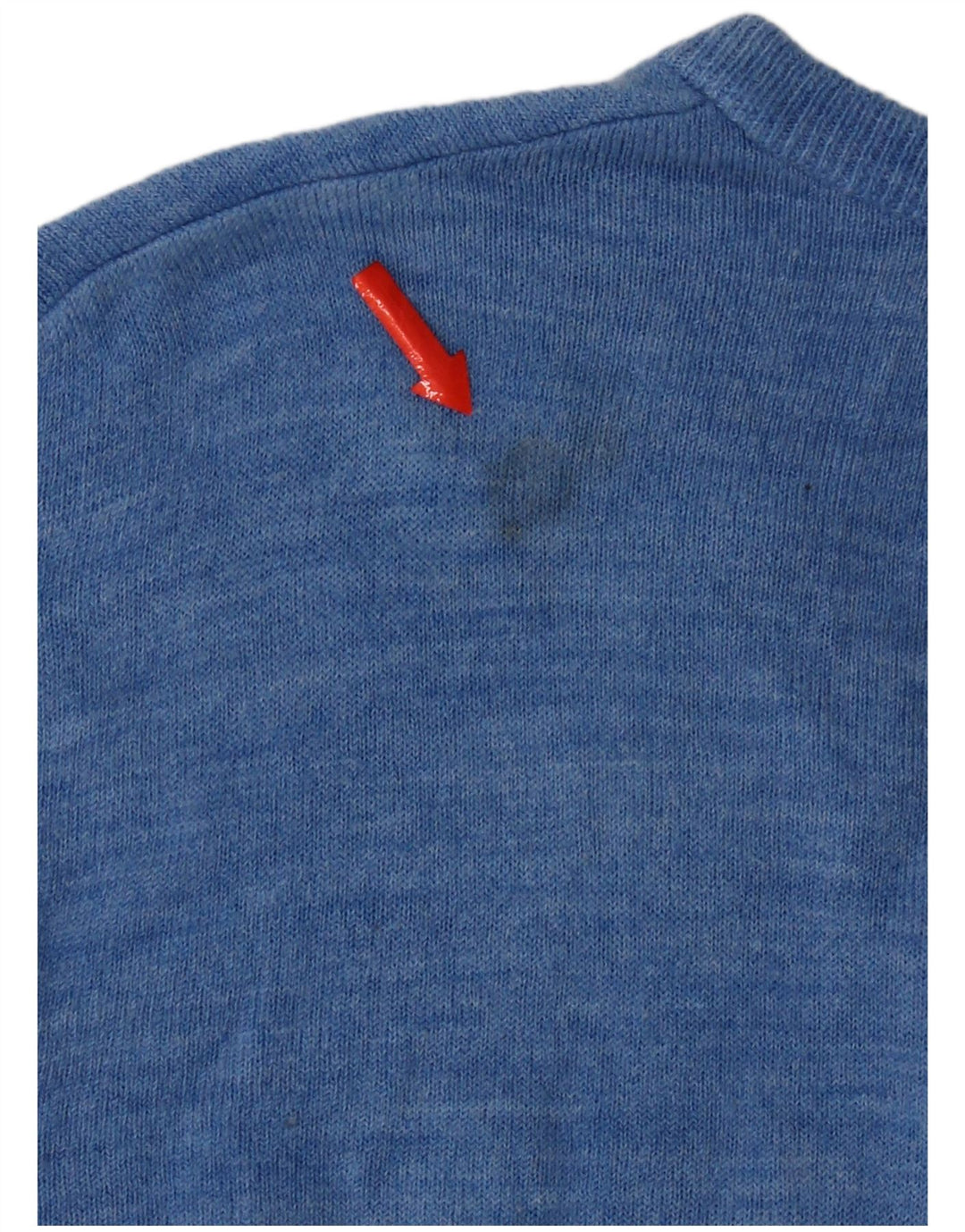 Marks & Spencer Herren-Pullover mit V-Ausschnitt, groß, Acryl, Blau