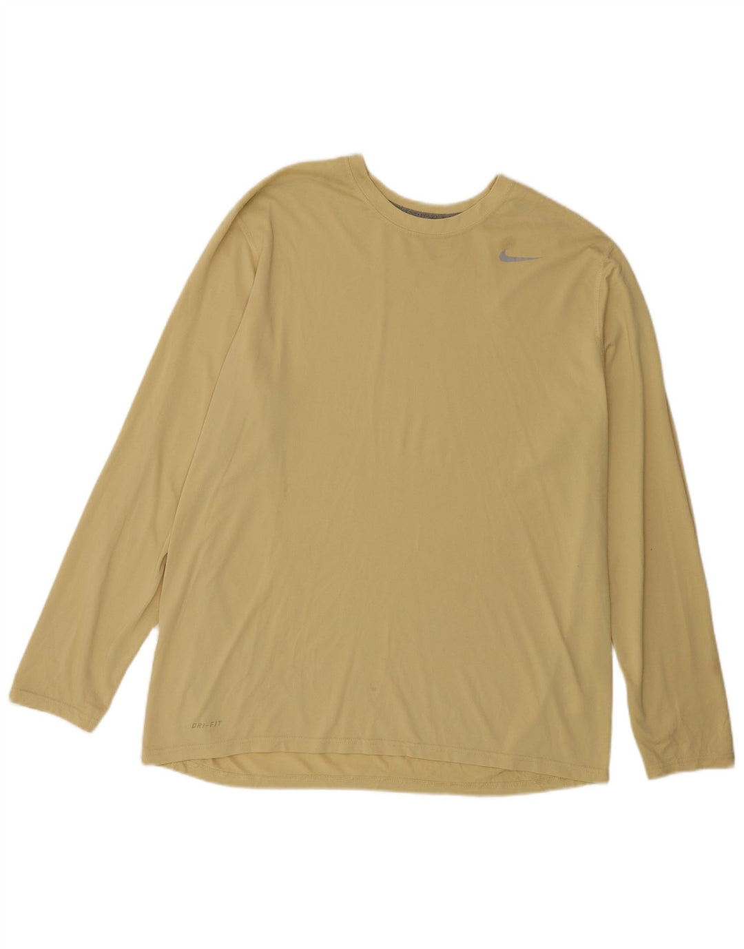Nike Herren Dri Fit Top Langarm XL Gelb Polyester
