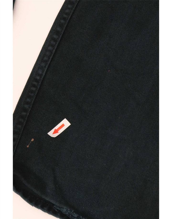 Marks & Spencer Herren Straight Jeans W38 L29 Schwarze Baumwolle