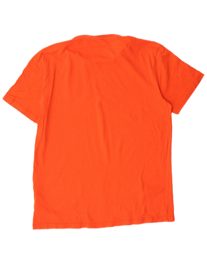 NAPAPIJRI Herren T-Shirt Top Large Orange Baumwolle