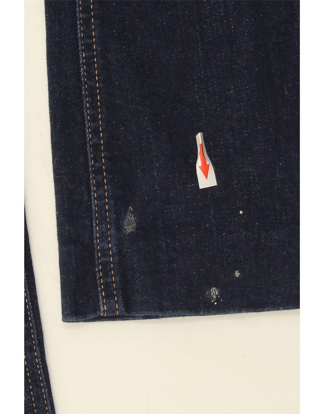 Zara Damen Bootcut Jeans EU 38 Small W28 L29 Marineblaue Baumwolle