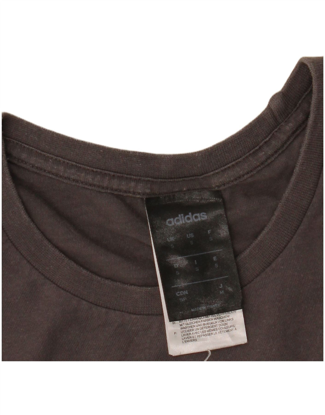 Adidas Herren Grafik T-Shirt Top Small Grau Baumwolle