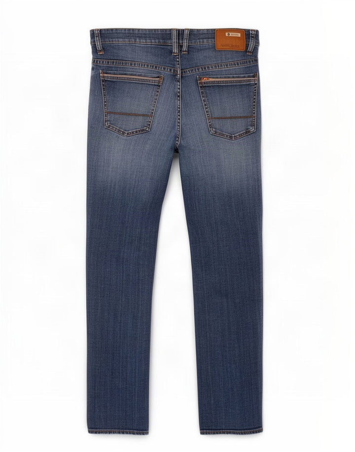 Camel Active Herren Houston Straight Jeans W38 L27 Blaue Baumwolle