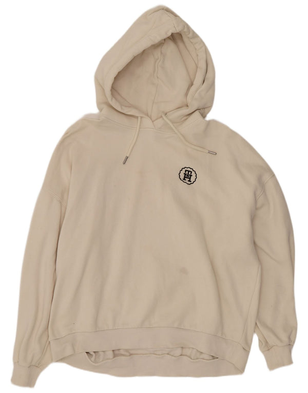 Tommy Hilfiger Herren Kapuzenpullover XL Beige Baumwolle