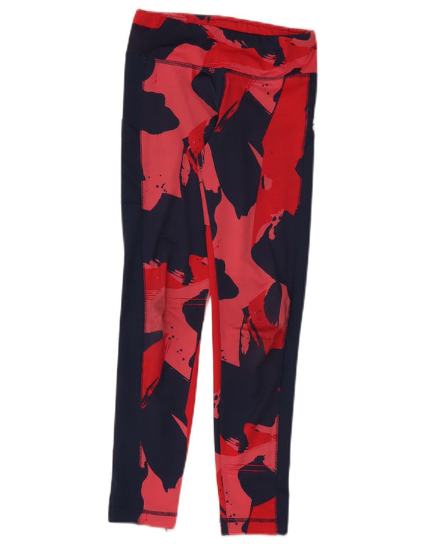 Adidas Aeroready-Leggings für Mädchen, 9–10 Jahre, Marineblau, Batik-Polyester