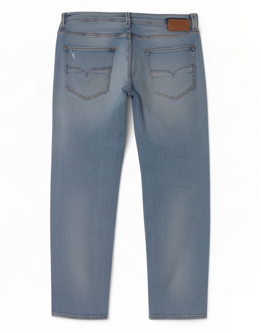 Diesel Herren Larkee-Beex Distressed Regular Tapered Jeans W34 L30 Blau