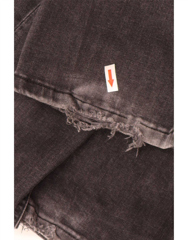Zara Damen Schlagjeans EU 38 Small W28 L32 Grau