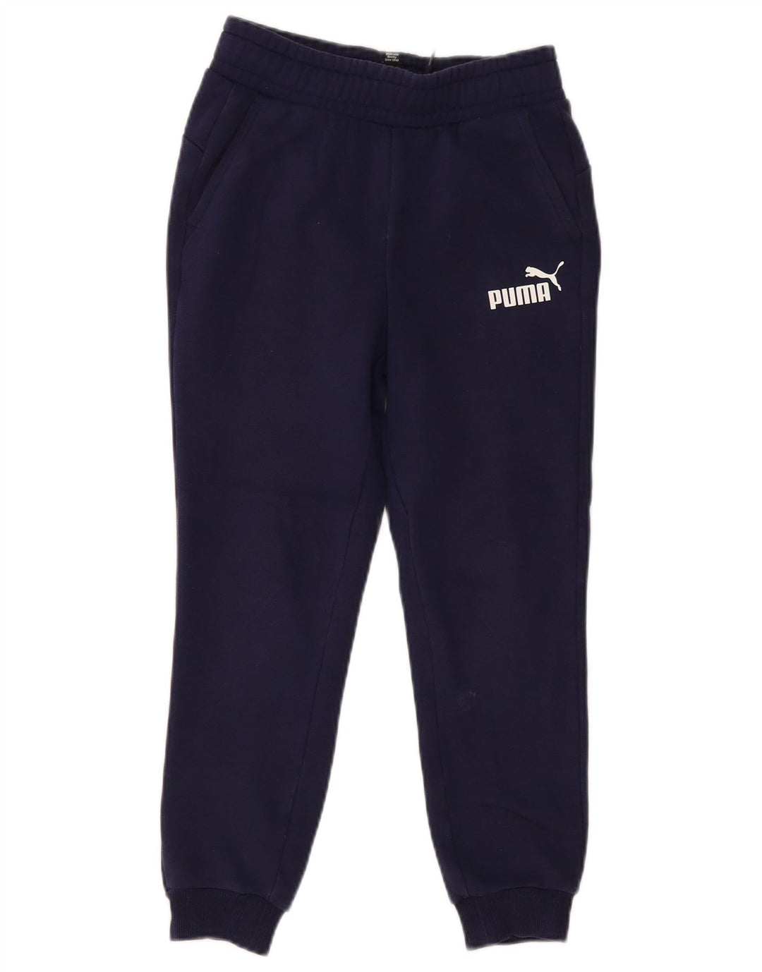 PUMA Jungen-Trainingshose, Jogginghose, 11–12 Jahre, marineblaue Baumwolle