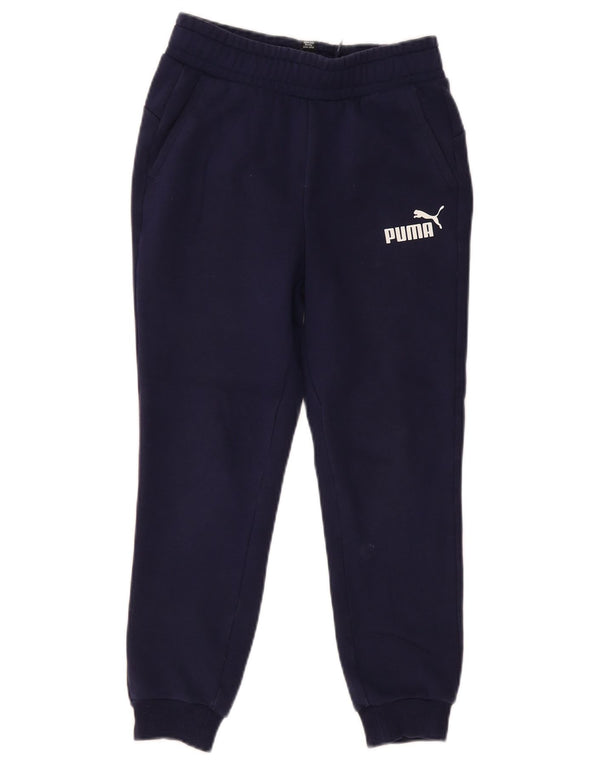 PUMA Jungen-Trainingshose, Jogginghose, 11–12 Jahre, marineblaue Baumwolle