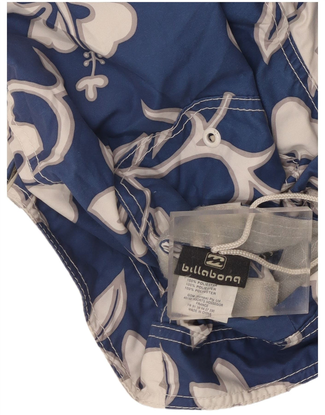 Billabong Herren Wende-Badeshorts, klein, grau, geblümt, Polyester