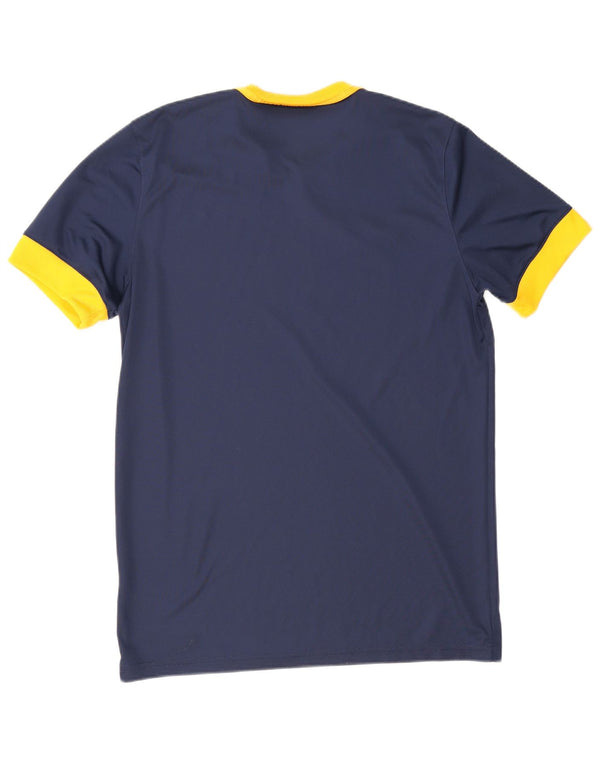 Nike Herren Dri Fit T-Shirt-Oberteil, groß, Marineblau, Farbblock