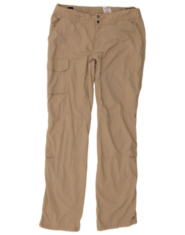Columbia Damen-Cargohose mit niedriger Taille und normaler Taille, UK 8, Größe S, W32, L32, Beige