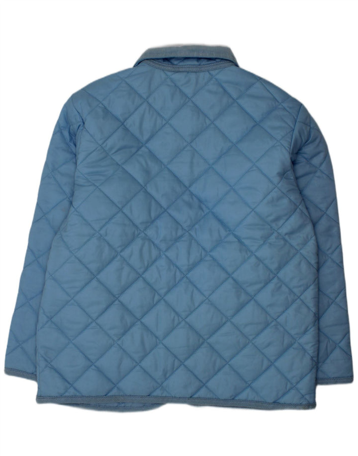Benetton Steppjacke für Jungen, 7–8 Jahre, mittelblaues Nylon