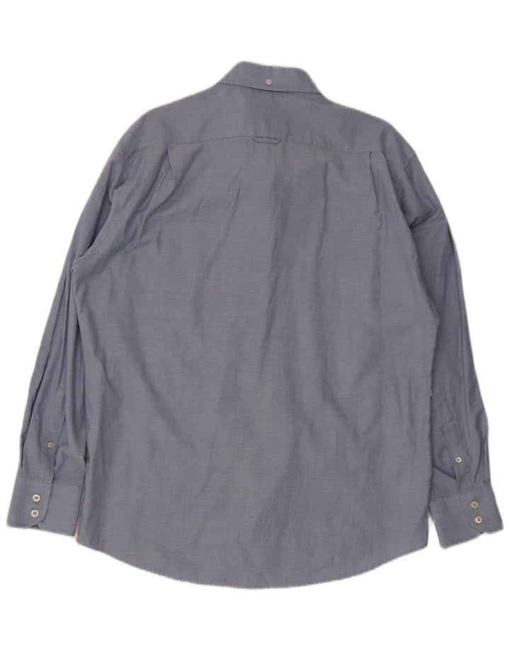 Ben Sherman Herren-Oxford-Hemd, große blaue Baumwolle