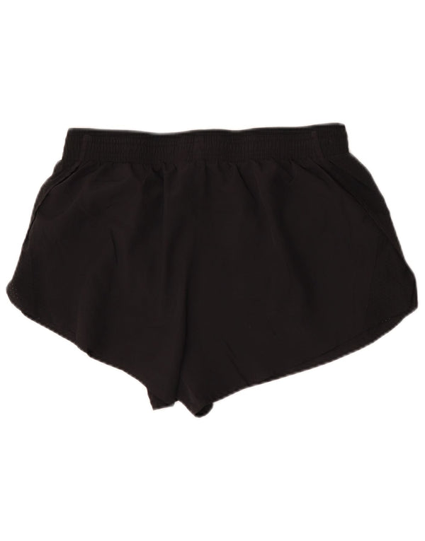 Nike Damen Dri Fit Sport Shorts UK 16 Large Schwarz Polyester