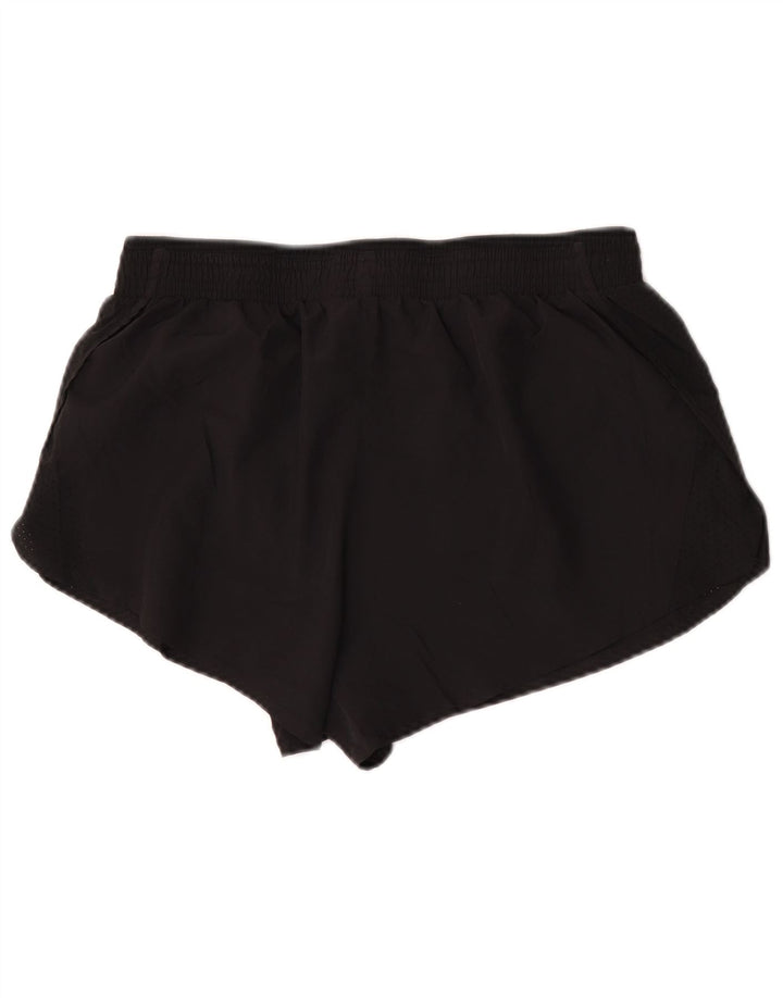 Nike Damen Dri Fit Sport Shorts UK 16 Large Schwarz Polyester
