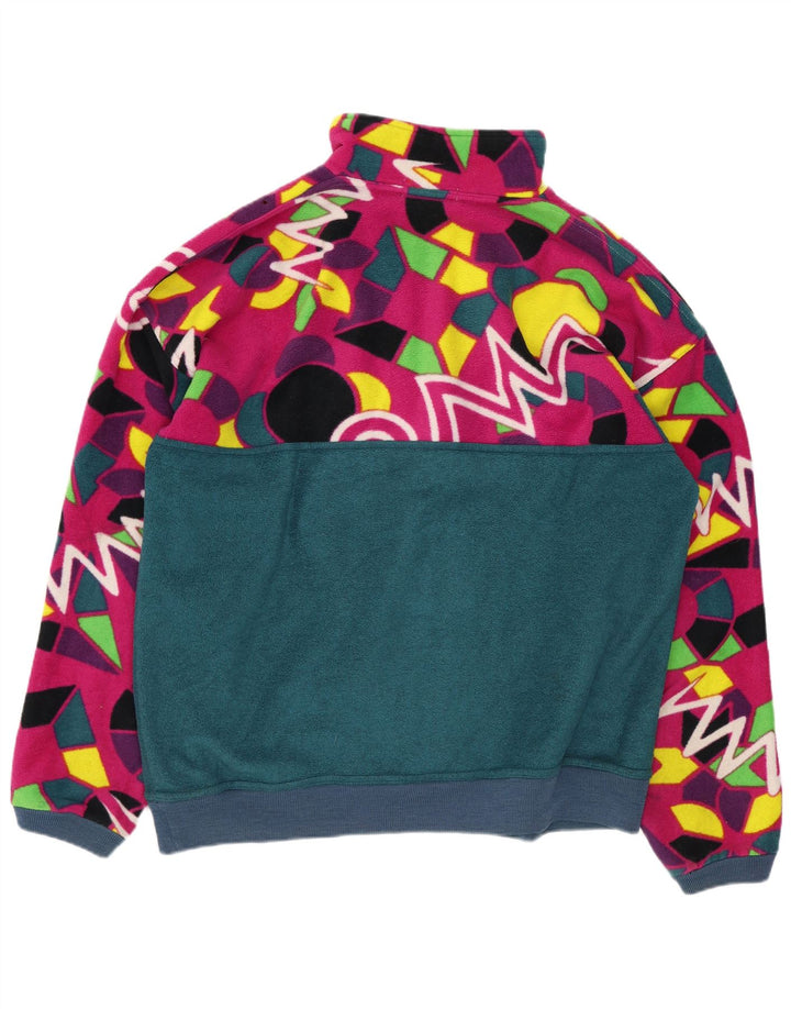 Conte of Florence Herren-Fleecepullover, mittelgroß, mehrfarbig, geometrisch