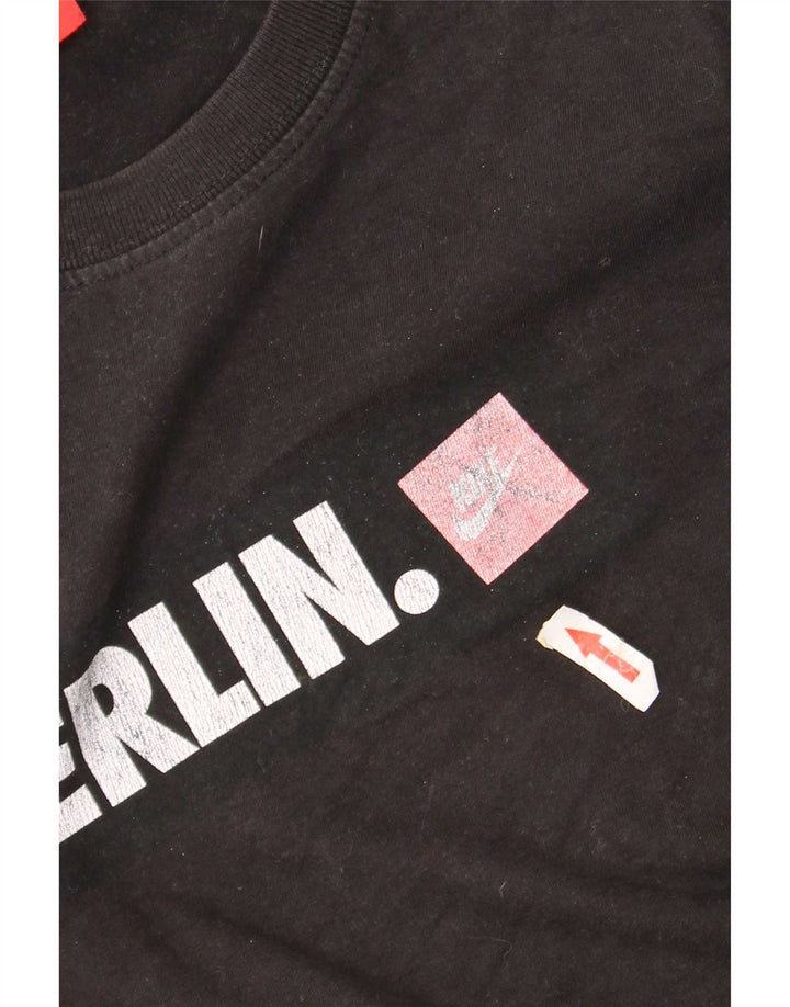 Nike Herren-T-Shirt mit Grafik, Größe L, Schwarz