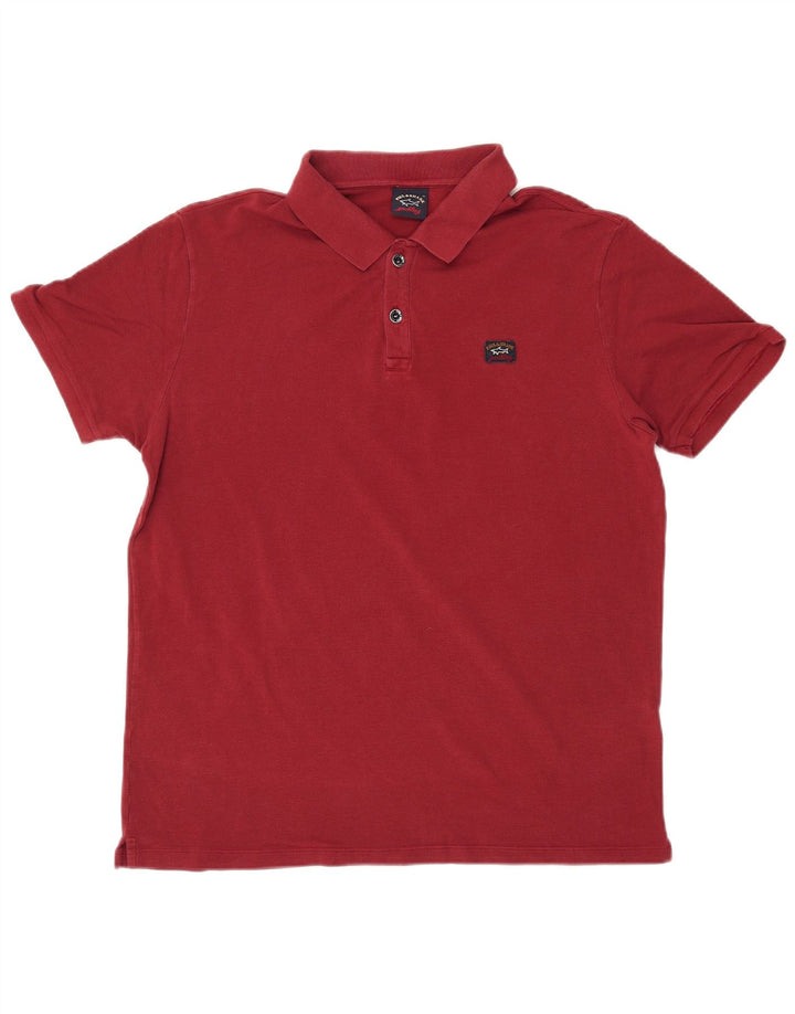 PAUL & SHARK Herren Yachting Poloshirt XL Rote Baumwolle