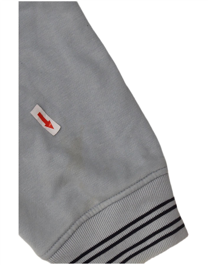 Nike Jungen-Kapuzenpullover mit grafischem Reißverschluss, 13–14 Jahre, XL, blaue Farbblock-Baumwolle