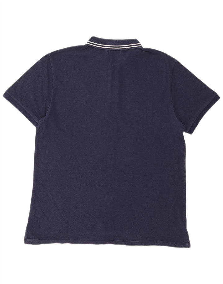 POLO RALPH LAUREN Herren Poloshirt XL Marineblau Baumwolle