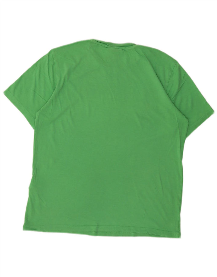 CHAMPION Herren-T-Shirt mit Grafik, mittelgrüne Baumwolle