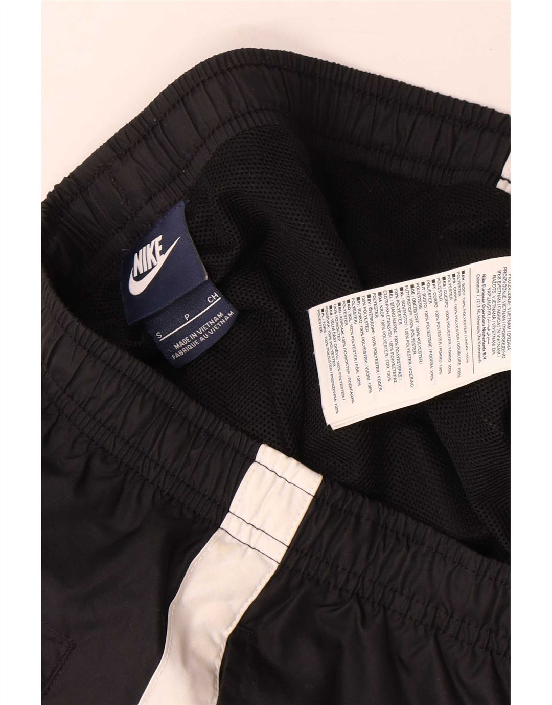 Nike Herren-Trainingshose, Jogginghose, Größe S, Schwarz, Farbblock-Polyester