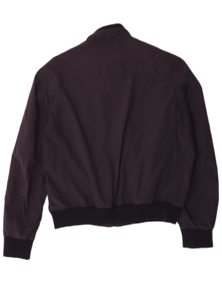 Brooksfield Herren Bomberjacke UK 40 Large Marineblau Colourblock Polyamid