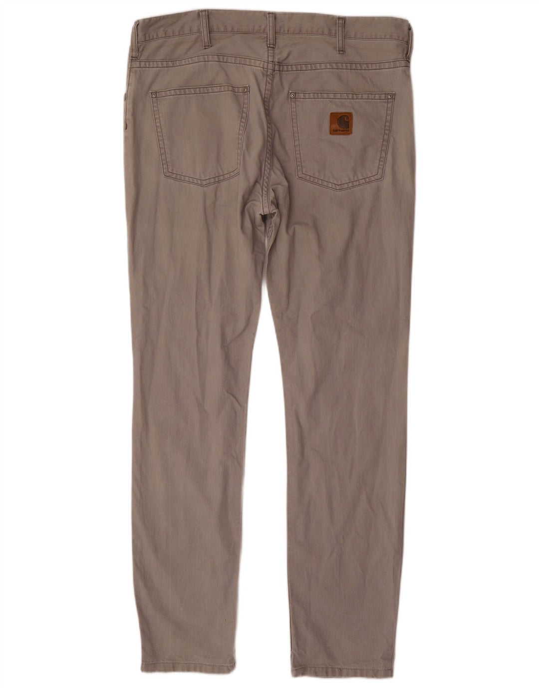 CARHARTT Herren Slim Freizeithose W36 L34 Graue Baumwolle