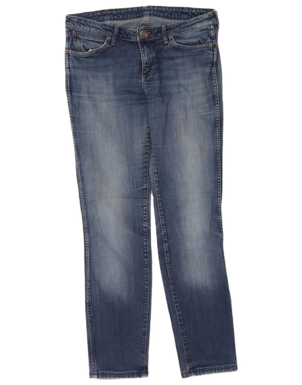 Wrangler Damen Megan Slim Jeans W32 L34 Blaue Baumwolle