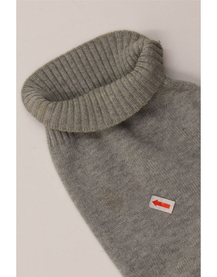 NAUTICA Herren-Pullover mit Reißverschluss am Hals, XL, graue Argyle-/Diamant-Baumwolle