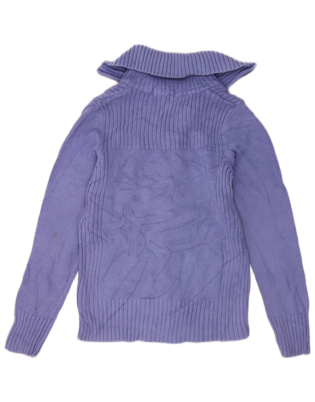 Marks & Spencer Damen-Cardigan-Pullover UK 12 Mittellila Baumwolle