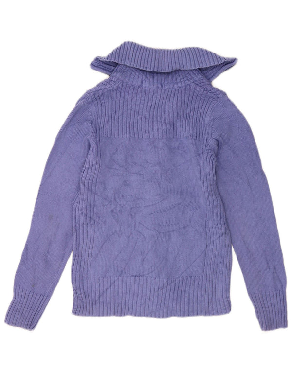 Marks & Spencer Damen-Cardigan-Pullover UK 12 Mittellila Baumwolle