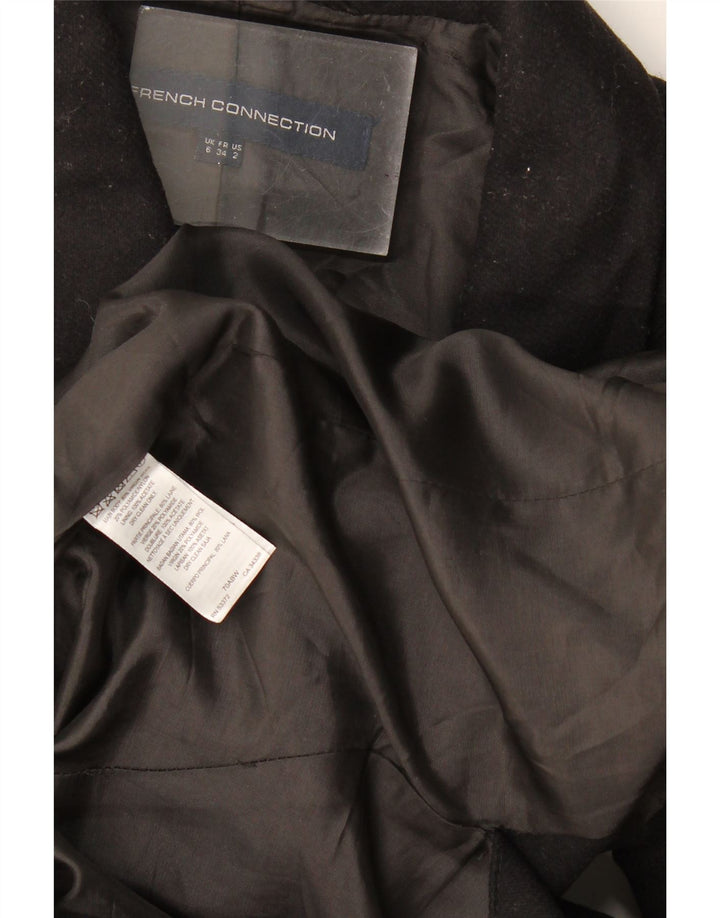 French Connection Damen-Blazer, übergroß, lang, Gr. 6, XS, Schwarz