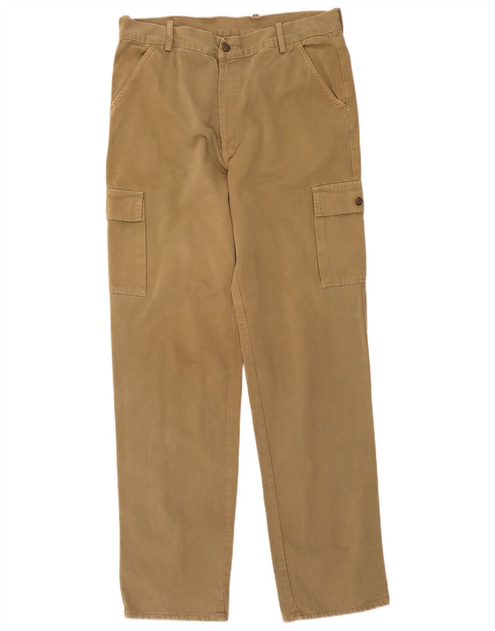 Carrera Gerade Herren-Cargohose W36 L33 Beige Baumwolle