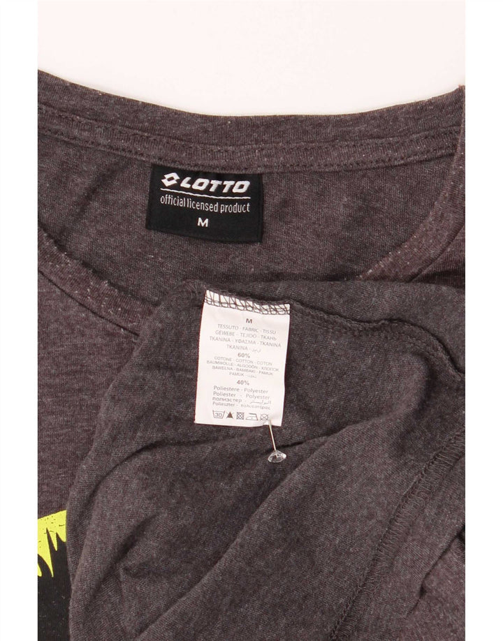 Lotto Herren-T-Shirt mit Grafik, mittelgraue Baumwolle