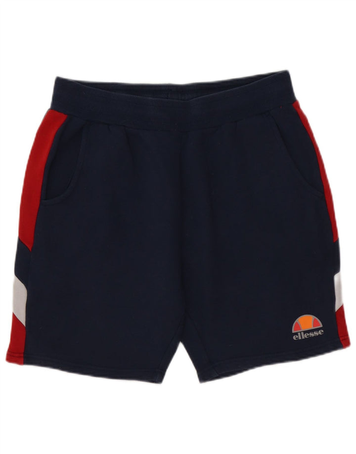 Ellesse Herren-Sportshorts, Größe S, Marineblau, Farbblock