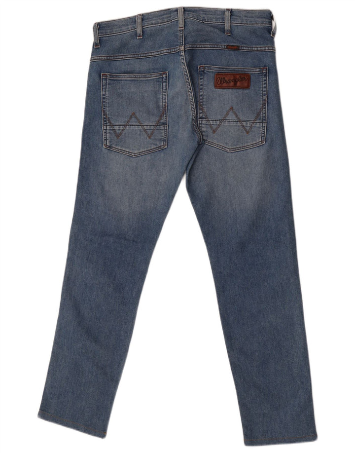 Wrangler Herren Spencer Slim Jeans W31 L30 Blaue Baumwolle