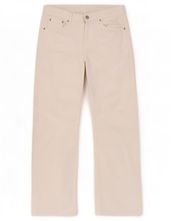 Massimo Dutti Damen Loose Jeans EU 38 Small W28 L31 Weiß