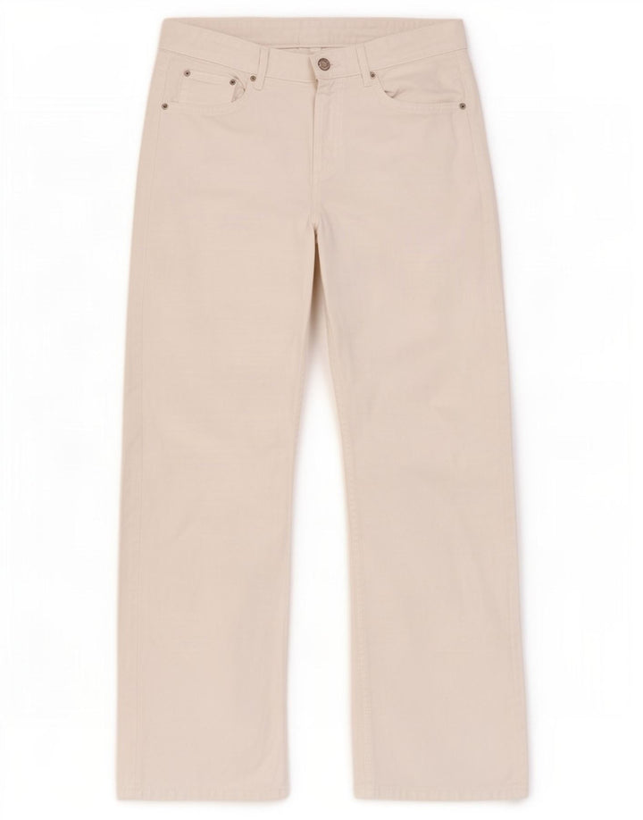 Massimo Dutti Damen Loose Jeans EU 38 Small W28 L31 Weiß
