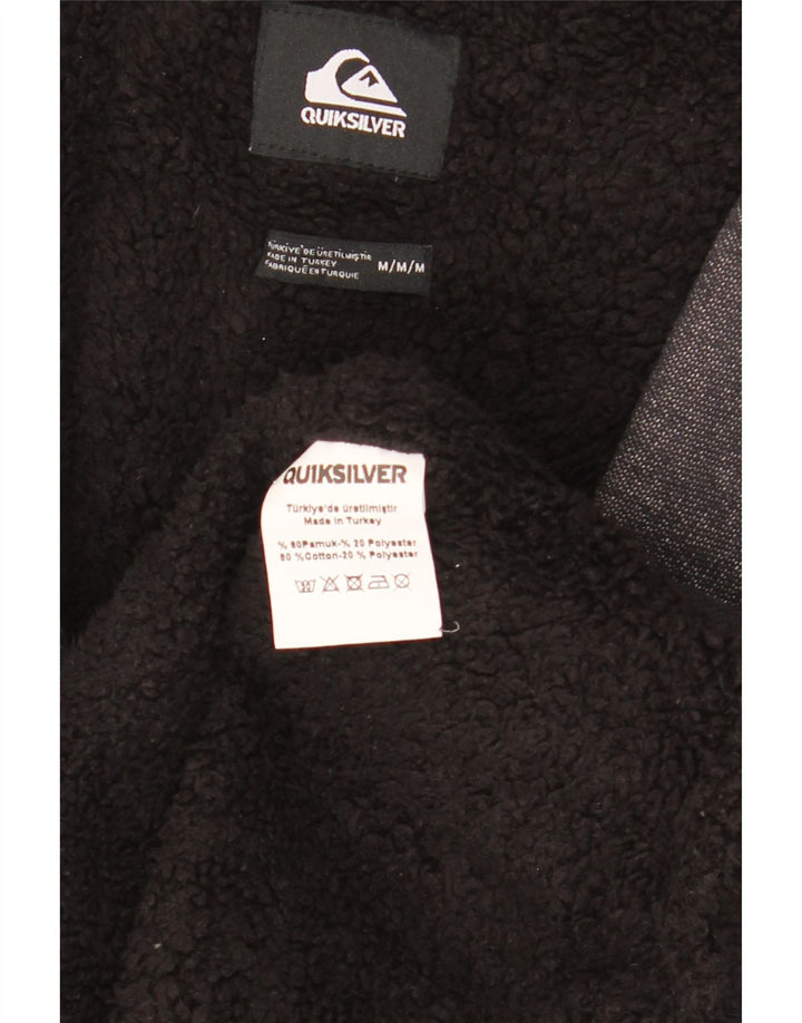 Quiksilver Herren-Kapuzenpullover mit Reißverschluss, mittelgraue Baumwolle