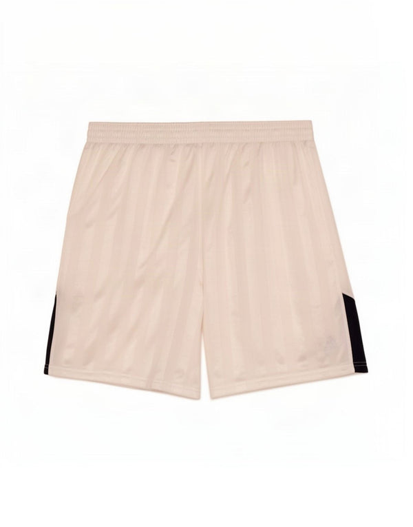 Nike Herren-Sportshorts, groß, weißes Farbblock-Polyester