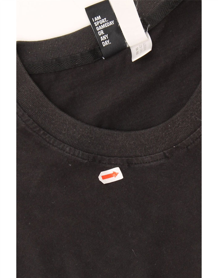 ADIDAS Herren T-Shirt Top 2XL Schwarz Baumwolle