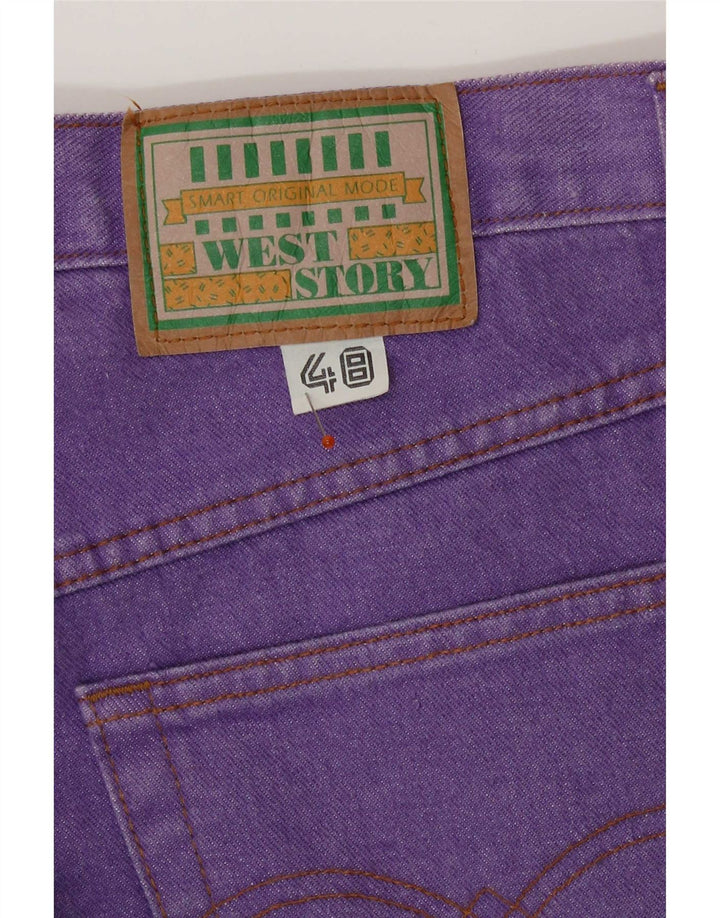 West Story Herren Straight Jeans IT 48 Medium W34 L28 Lila