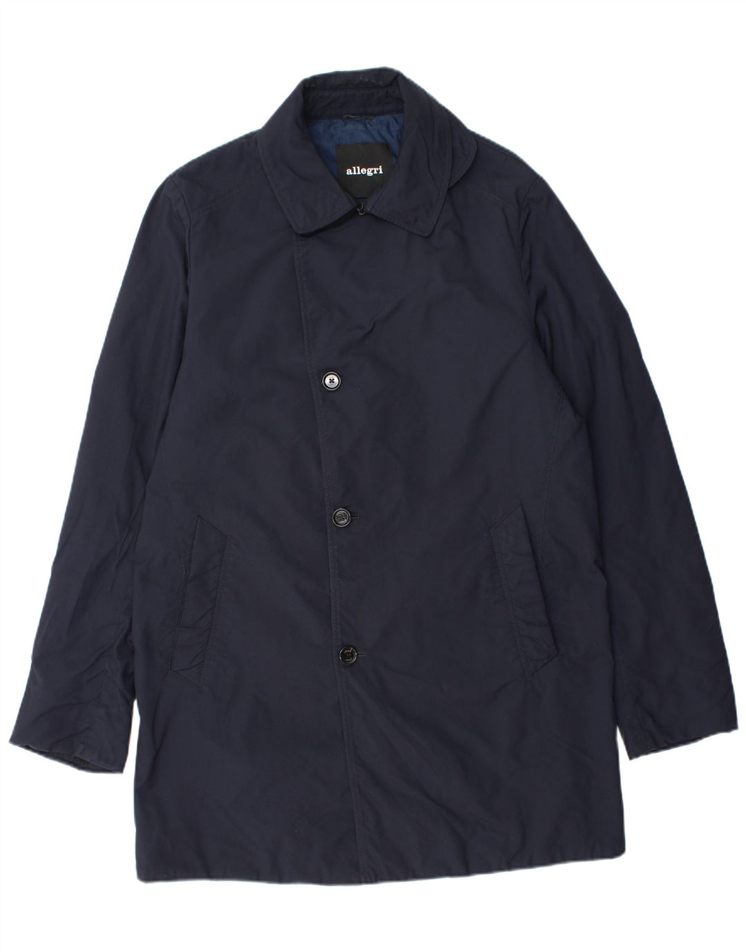 Allegri Herrenmantel UK 38 Medium Navy Blue