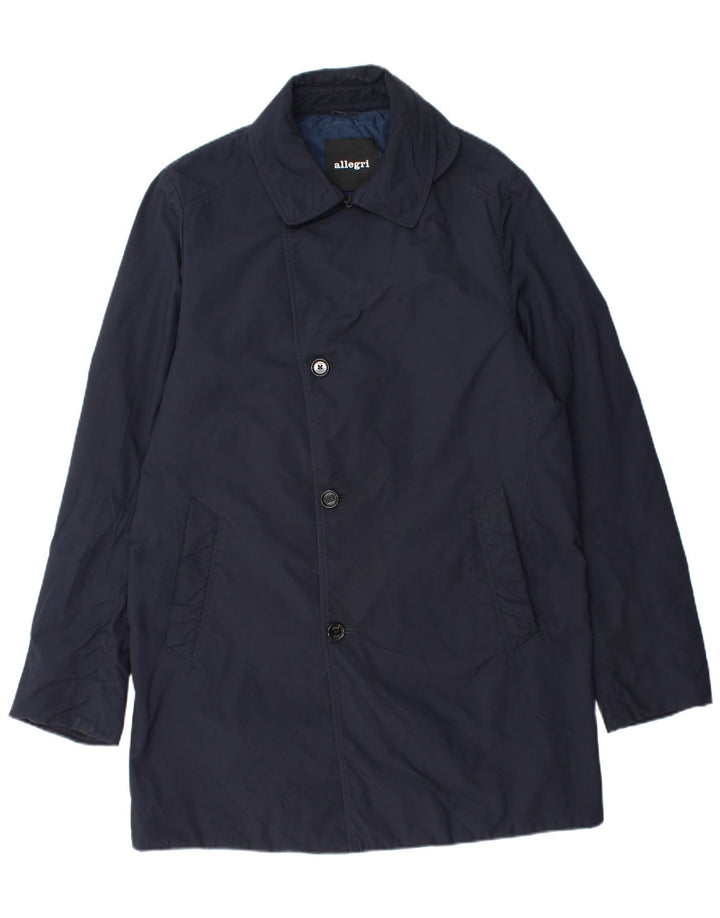 Allegri Herrenmantel UK 38 Medium Navy Blue